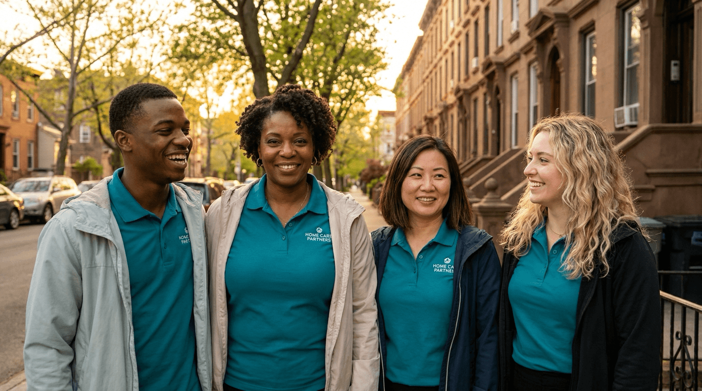 Diverse team of Caribbean Love Home Health and Home Care Services care professionals